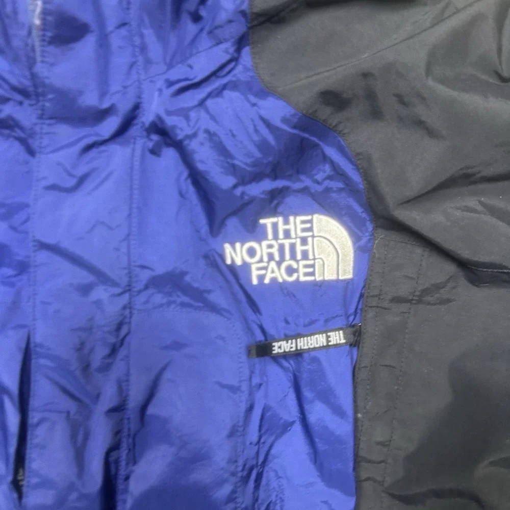 Vintage The North Face Jacket Mens L Blue Black Gore-Tex‎ Mountain Light Ski 90s